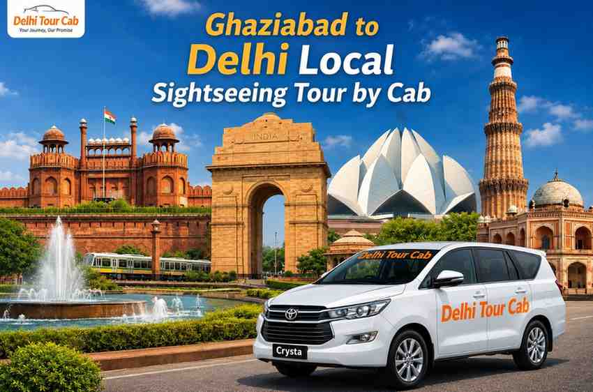 Oneday Ghaziabad to Delhi local sightseeing tour by car