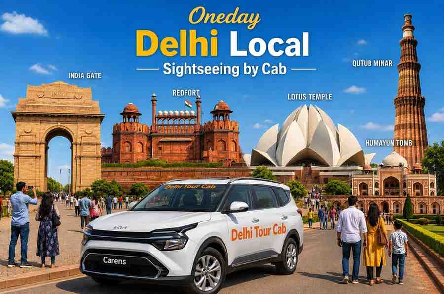 Oneday Delhi Local Sightseeing Tour by car