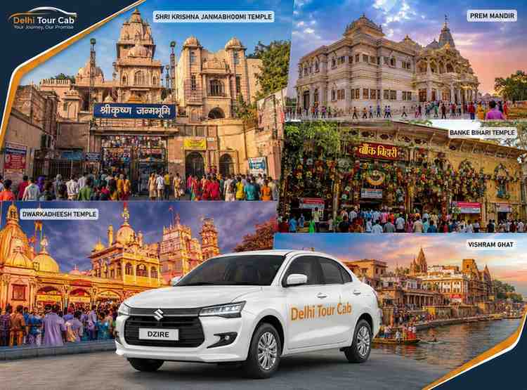 Oneday Delhi to Mathura Vrindavan tour by car